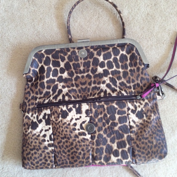 Jessica Simpson clutch crossbody bag flap over - Picture 4 of 6